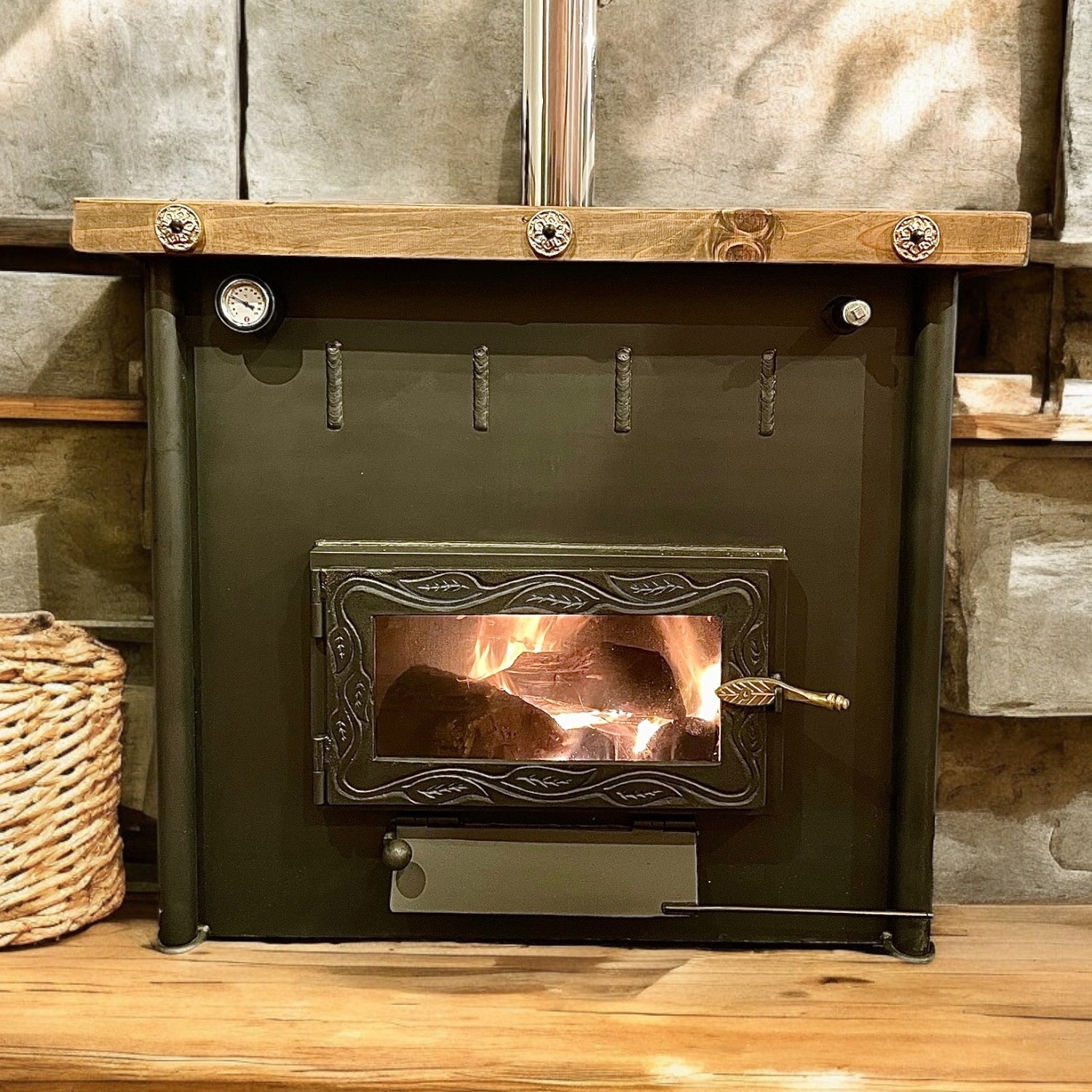 Chimenea calderas interior